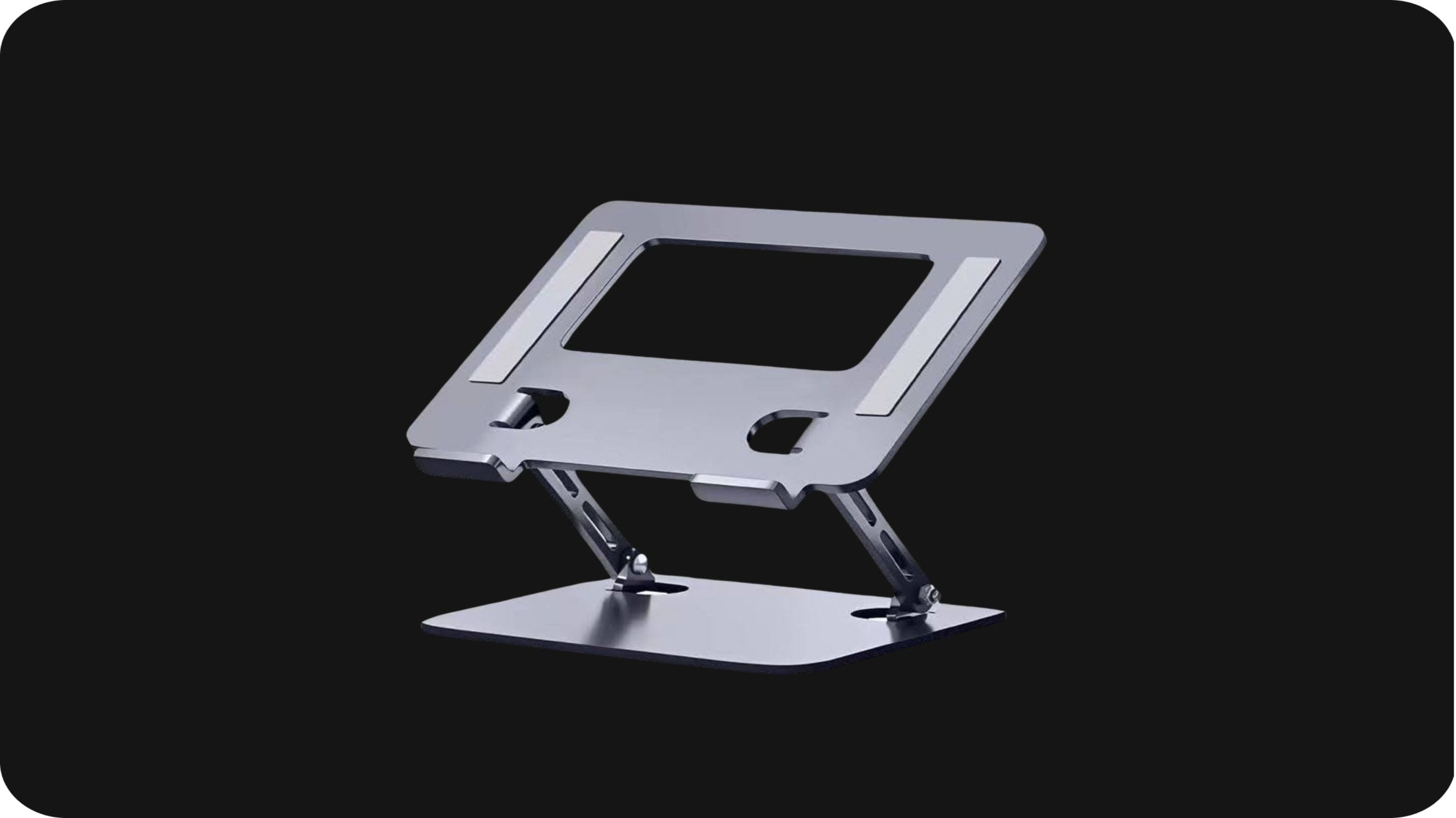 Radiant height adjustable stand