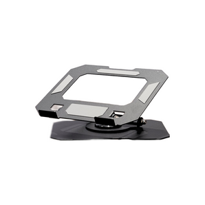 Radiant Rise accessory open from 3/4 angle, showing hinge and stand mechanics